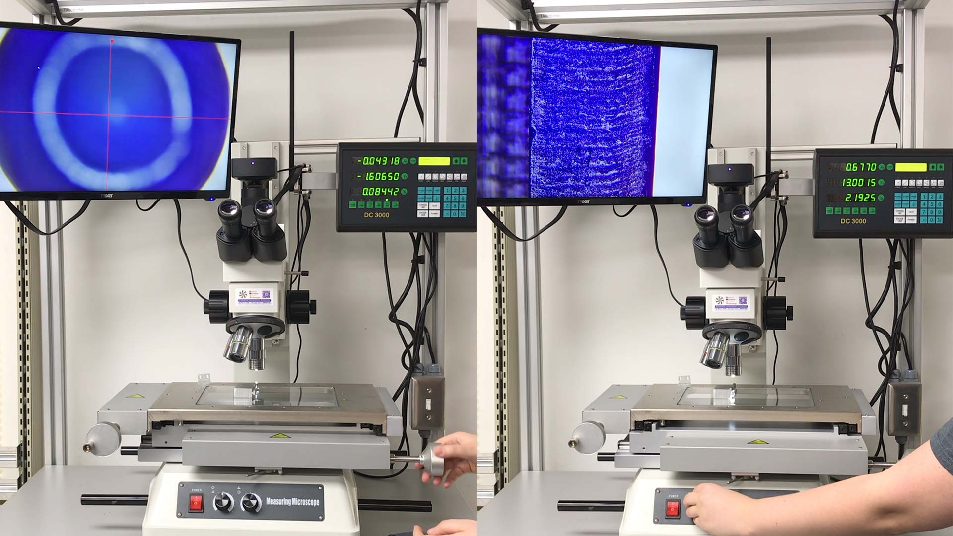 MMBT-800 XYZ Tool Scope 8"X x 6"Y x 8"Z Travel 25" 1080p HDMI Monitor ...
