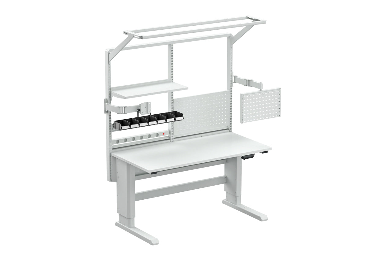 Concept-workbench-best-seller-85-22-bins-peg-holes-shelf