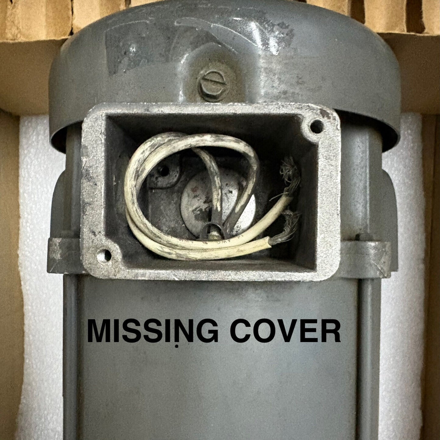 BOSTON GEAR DC MOTOR CAT # PM975TF-B 3/4 HP 90 VOLTS - FOR PARTS/REPAIR