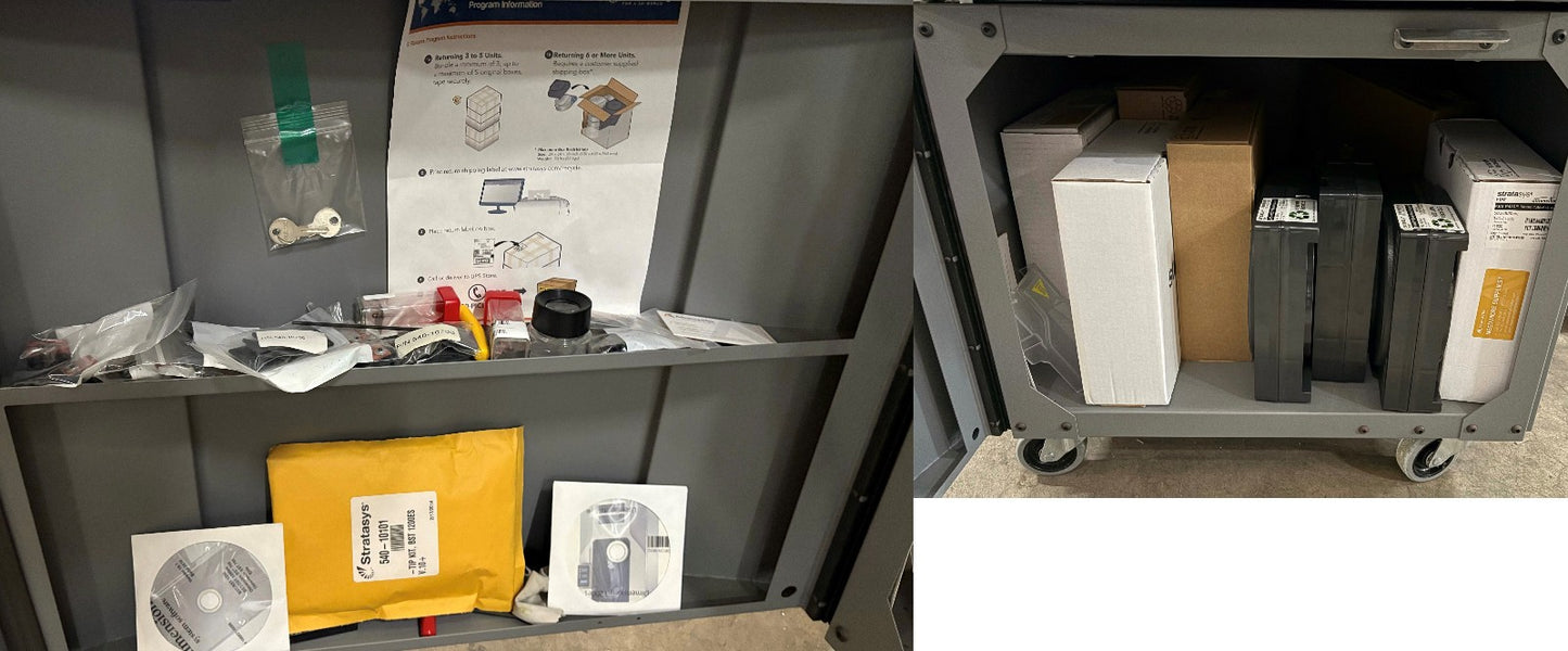 LOT OF 2 PARTS OR REPAIR STRATASYS DIMENSION SST 1200es INDUSTRIAL 3D PRINTER