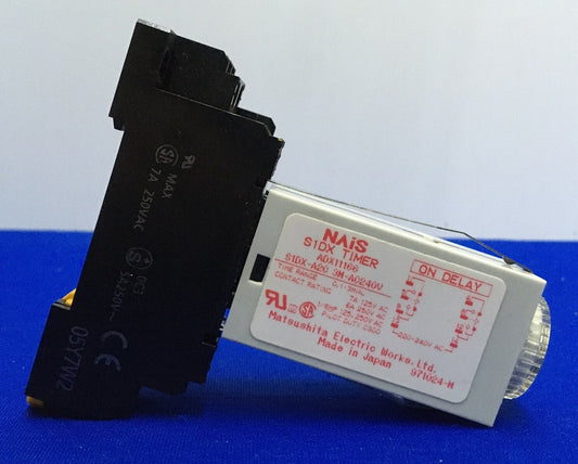 NAiS MATSUSHITA ELECTRIC WORKS S1DX / ADZ11166 DELAY TIMER MODULE & 2-M4X10