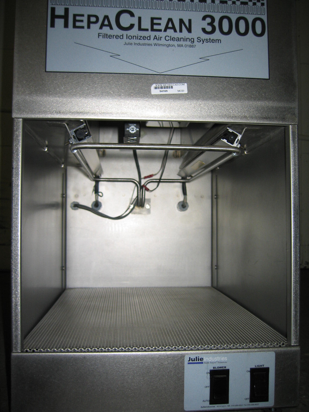 POUR LA RÉPARATION DE PIÈCES JULIE INDISTRIES STATIC SMART SOLUTIONS MODÈLE HELPA CLEAN 3000