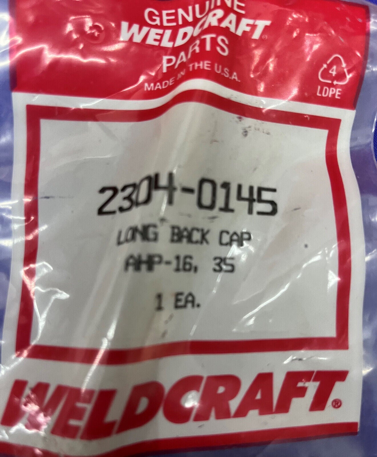 1 lote de 3 PAQUETES Weldcraft 2304-0145 Punta de soplete de soldadura AHP-16 35 con tapa negra larga