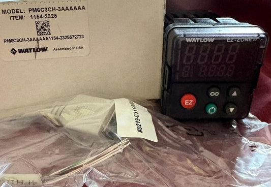 WATLOW PM6C3CH-3AAAAAA EZ-ZONE PM PANEL MOUNT CONTROLLER ITEM: 1154-2325