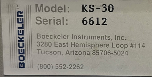 BOECKELER ™ KS-30 VIDEOMESSUNG ÜBER CONTROLLER (FÜR VIA-Y/C) ÜBER SN 6612