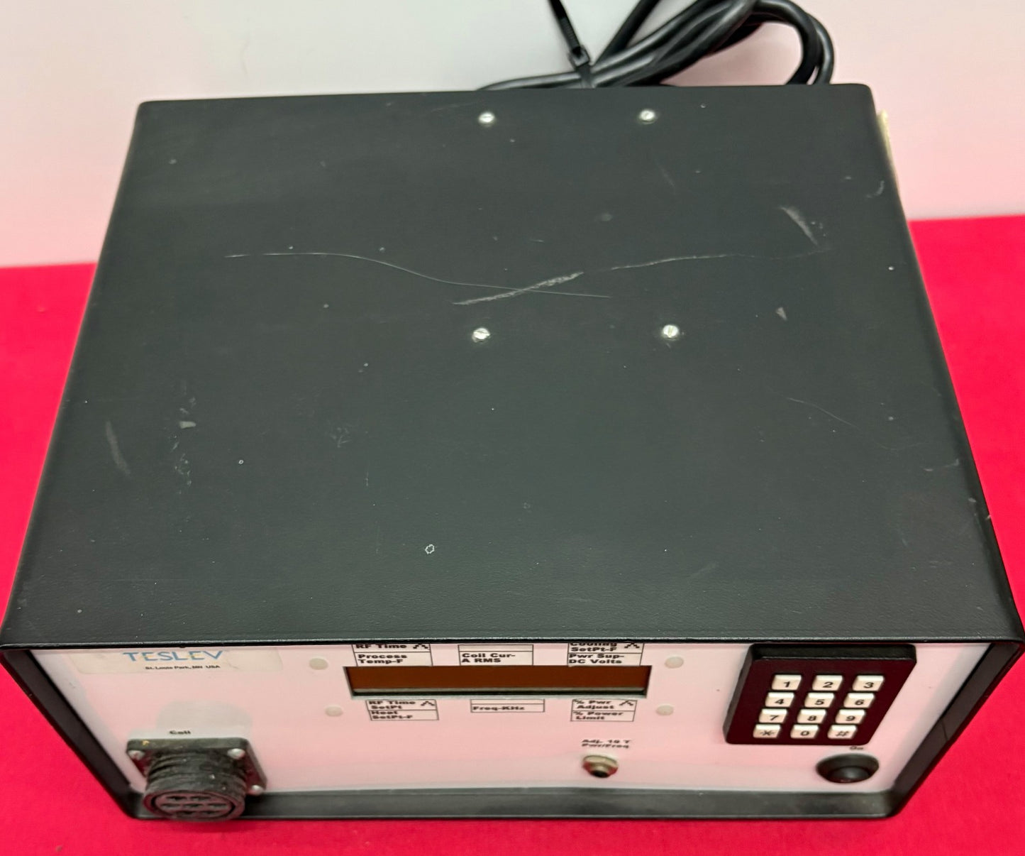 TESLEV RF-IND45 INDUCTION HEATING GENERATOR 18051 ST3-2 SKU SB-018051 FOR PARTS