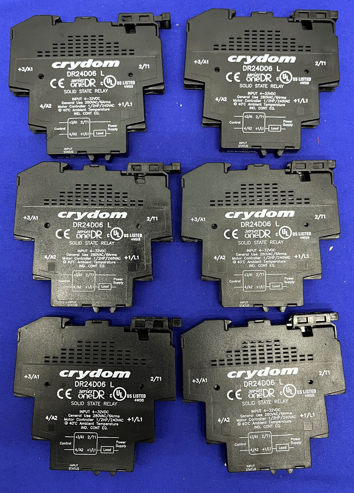 CRYDOM DR24D06 HALBLEITERRELAIS, DIN-SCHIENE 6 AMP,