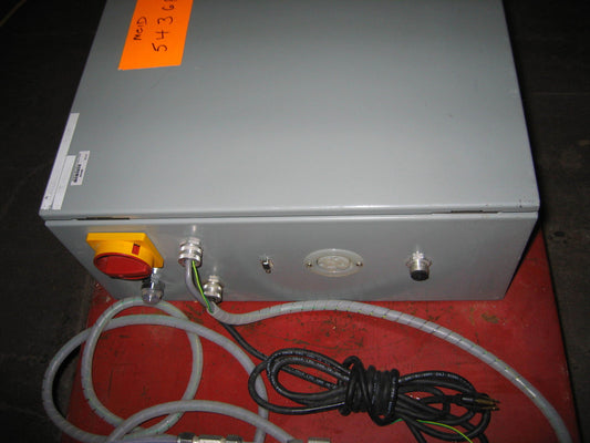 CUSTOM BUILT SMALL PART WASHER PLC CONTROL WATER KNIFE SPRAY VERTICAL ACTUATOR