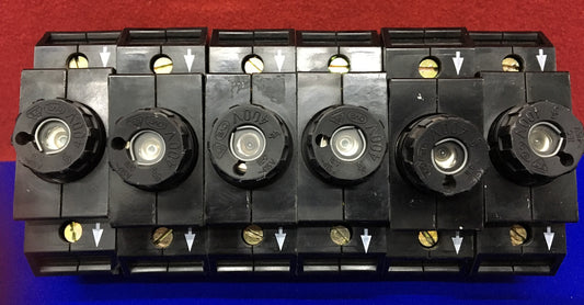 '1 LOT QTY 6' PHOENIX CONTACT USEN 18 FUSE HOLDER ELEMENT TERMINAL BLOCKS