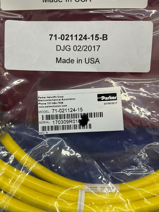 Parker Compumotor 71-021124-15 Parker Cable Encorder CE MTR Cable giratorio de 15 pies