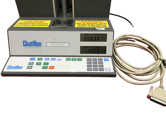 CHATILLON TCD200 DIGITAL FORCE TEST STAND, NO LOAD CELL,ITEM IS USED