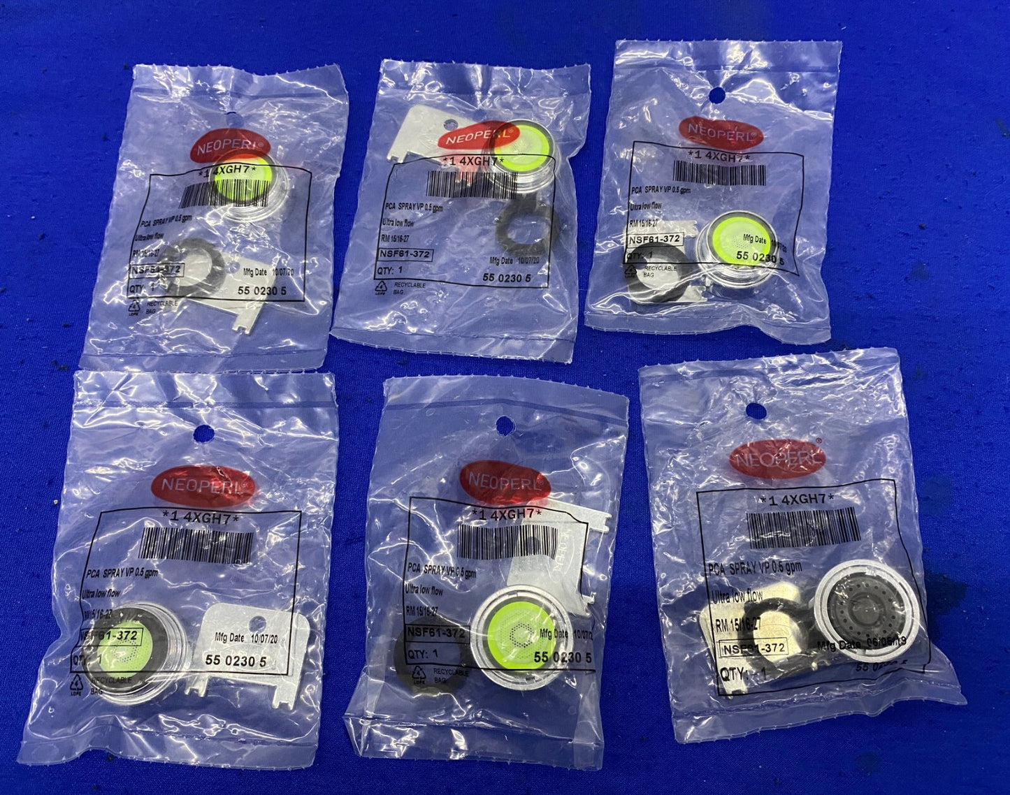 NEOPERL ® *1 4XGH7* / 1 4XGH7 スプレーアウトレット PCA VP 0.5 gpm 超低流量