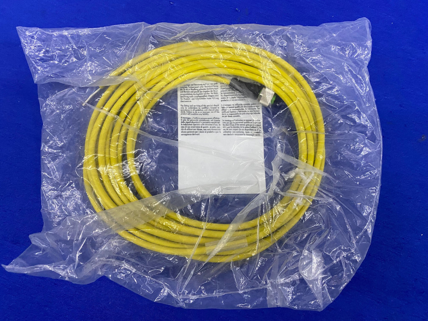 MURR ELEKTRONIK 7000-12221-0140500 M12 FEMALE CONNECTOR STRAIGHT WITH CABLE PVC