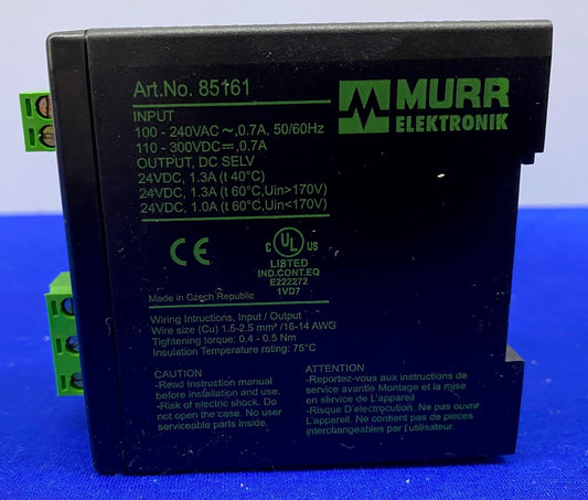 MURR ELEKTRONIK ART.NO. 85161 ALIMENTATION À DÉCOUPAGE