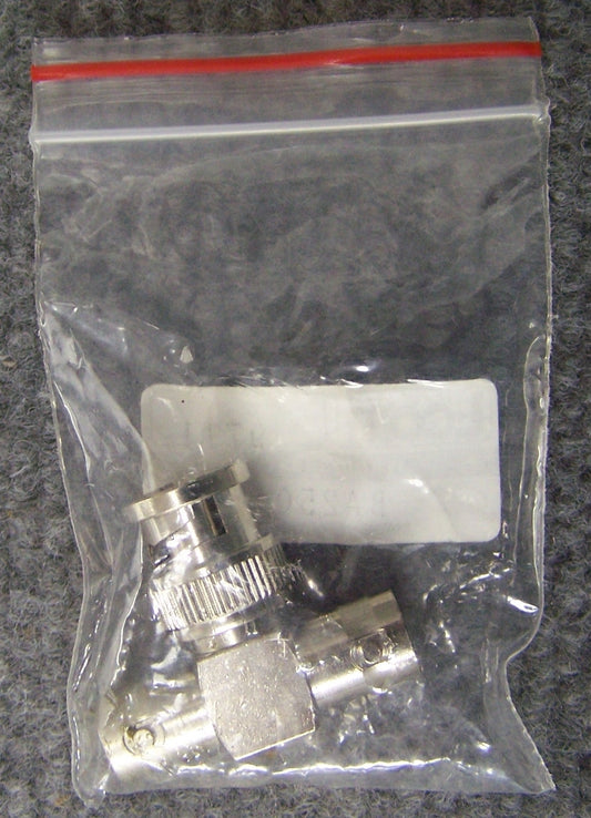 L-COM LCOM BA250 / 9711 同軸 T アダプタ コネクタ BNC メス / オス / メス