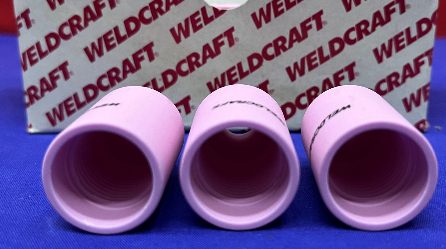 1 パック 9 個入り - Weldcraft アルミナ ノズル 54N16 サイズ 6