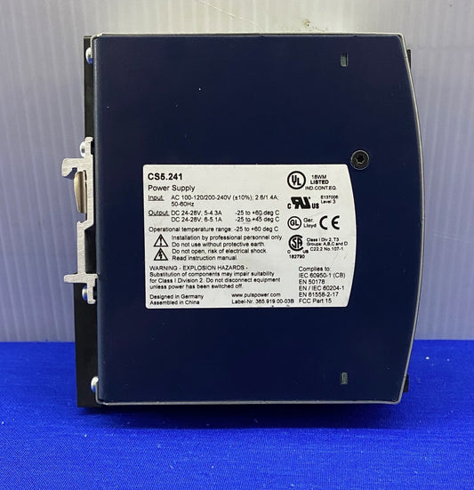 PULS DIMENSION CS5 / CS5.241 POWER SUPPLY