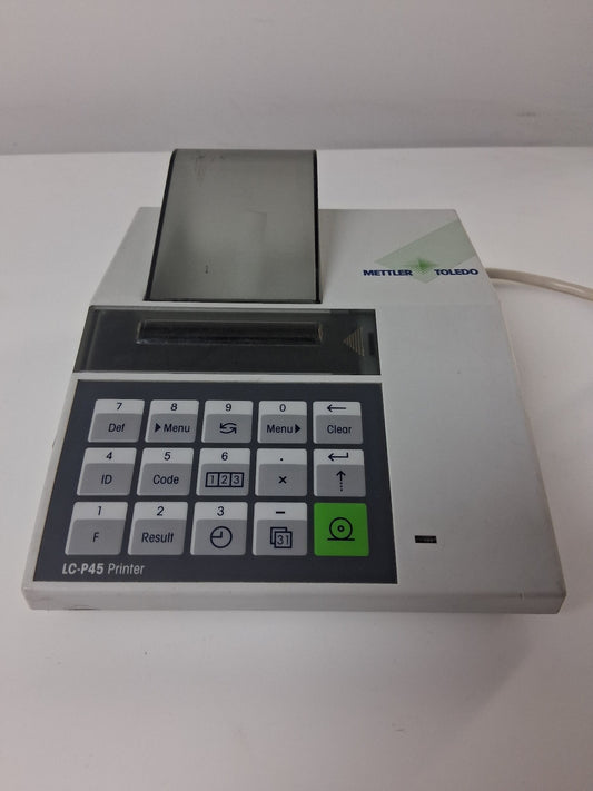 Mettler Toledo LC-P45 Printer ITEM IS FOR PARTS REPAIR. TESTED TO POWER UP ONLY