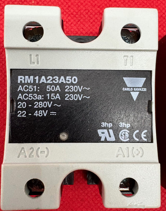 CARLO GAVAZZI RM1A23A50 SOLID STATE RELAY - 1 LOT QTY 2