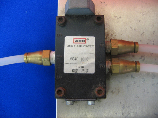 CUSTOM MADE PRESS ARO FLUID POWER MODEL 5040-10-G E9218 FOR PARTS REPAIR