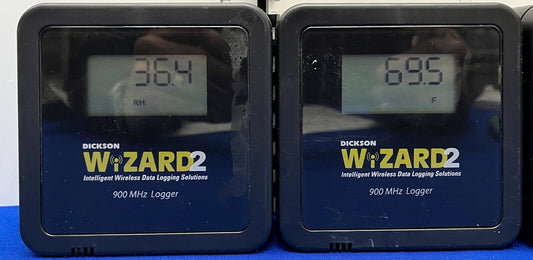 DICKSON WIZARD2 - AANTAL 2 - WH225 900 MHz LOGGER & AANTAL 2 - WA200 900MHz REPEATER