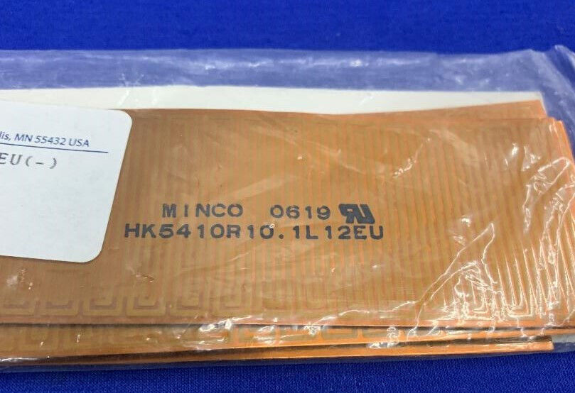 1 パック 6 個入り MINCO HK5410R10.1L12EU (-) D/C 0619、ポリイミド サーモフォイル ™ ヒーター