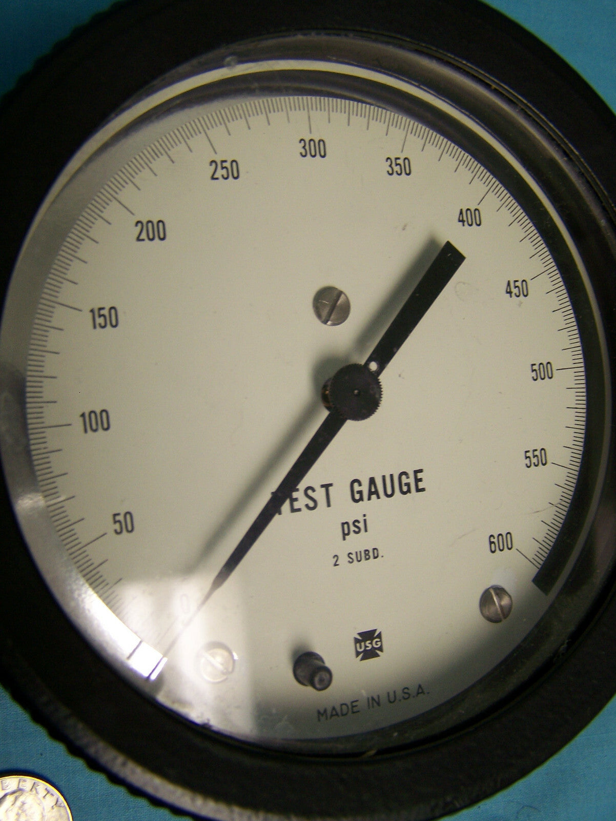 USG-MODELL DHE A600 600 PSI TEST GAGE