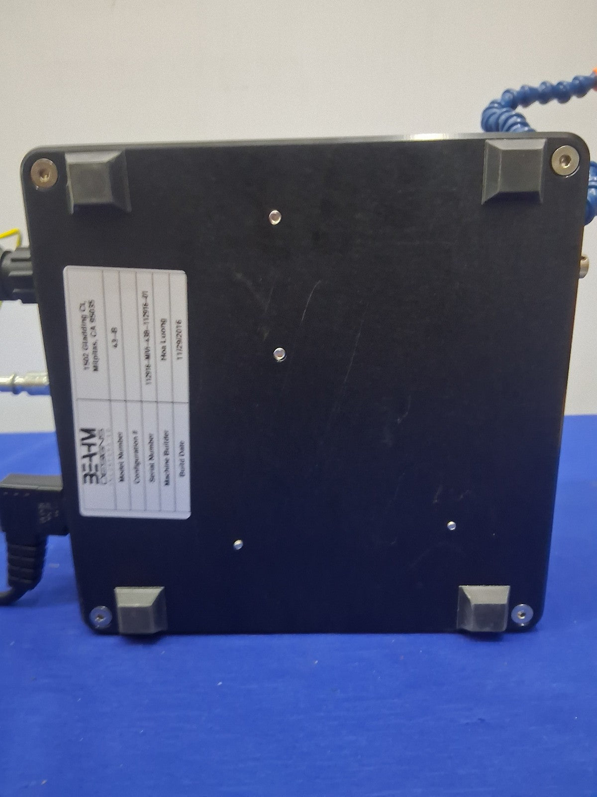 Beahm 43-B Manual Die Necker 120V 50/60 Hz 100-125 PSI 10 Amp