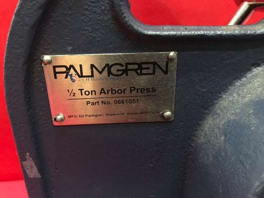 PALMGREN 9661051 1/2 TON ARBOR PRESS