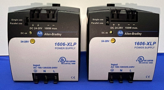 Allen Bradley AB 1606-XLP POWER SUPPLY 1606-XLP100E Ser.A - 1 LOT QTY 2