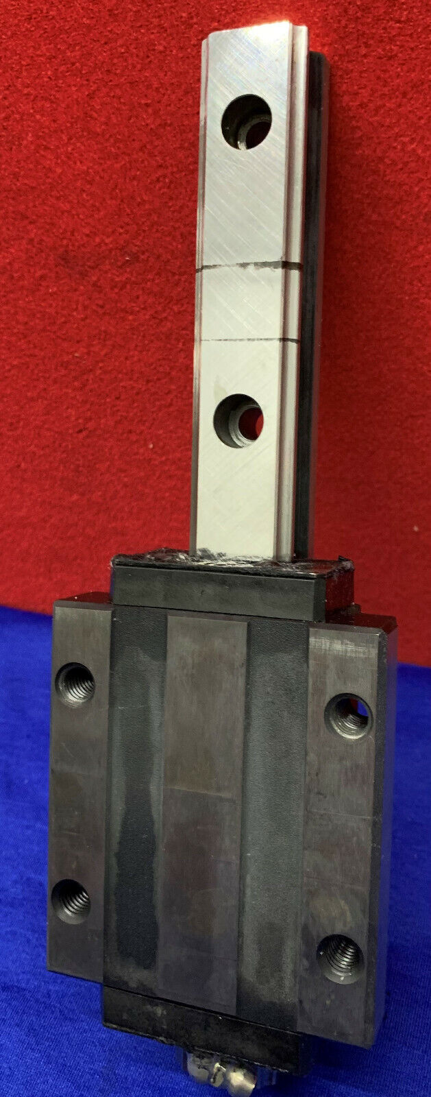 Bloc de guidage linéaire THK HSR25, rail 8" 3/4"