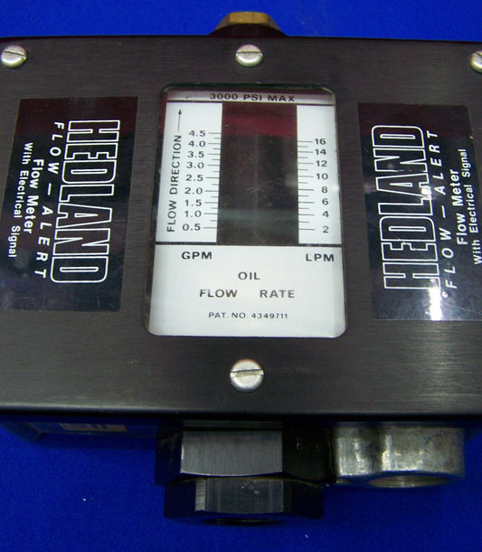 HEDLAND FLOW - ALERT 781305 / 781-305 FLOWMETER MET ELEKTRISCH SIGNAAL