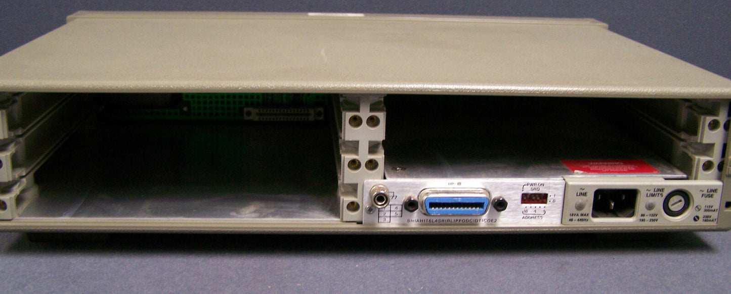 HP 3488A SCHAKELAAR / CONTROLE-EENHEID - VOOR ONDERDELEN OF REPARATIE - ALLEEN GETEST OM IN TE SCHAKELEN