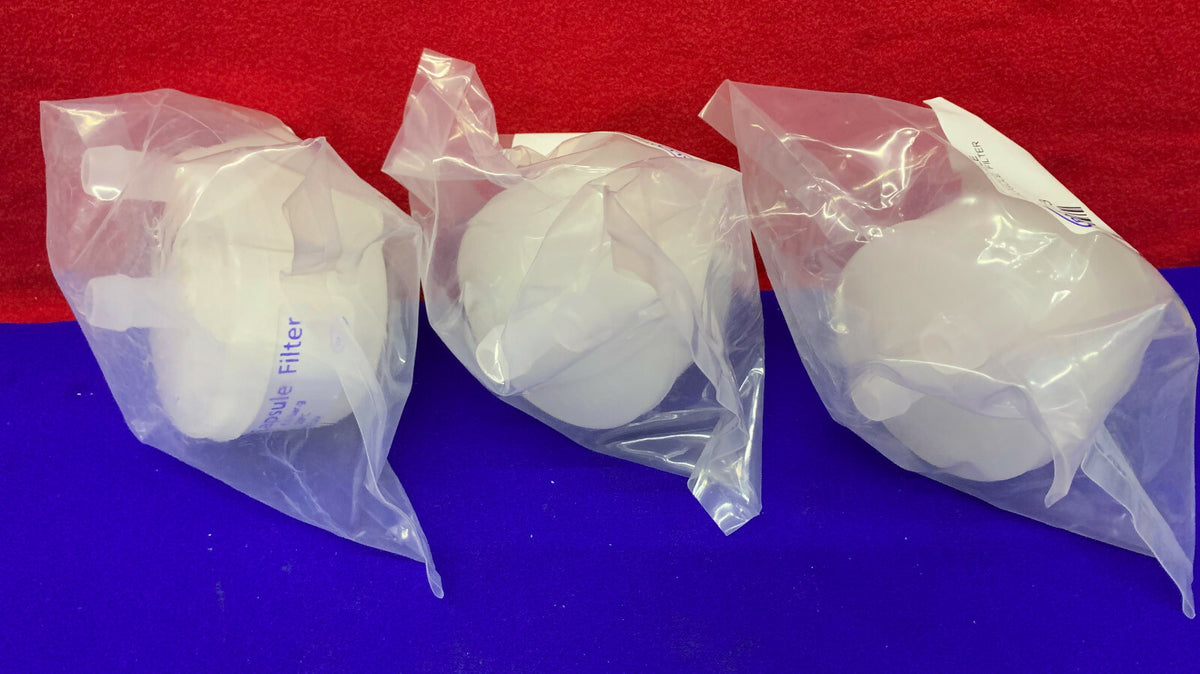 QTY 3 - FILTRI A CAPSULA MINI PROFILE PALL LIFE SCIENCES 12073