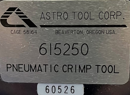 ASTRO TOOL PNEUMATISCHES CRIMPER-WERKZEUG 615250 - ARTIKEL FÜR TEILE/REPARATUR