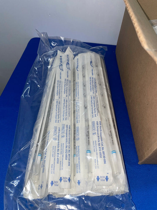 VWR, 5 ml SEROLOGISCHE PIPET, INDIVIDUEEL VERPAKT, 4 VERPAKKINGEN VAN 50