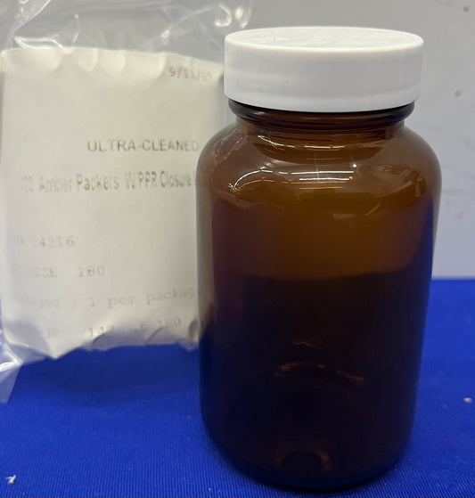 POT EN VERRE AMBRE 120 BOUTEILLES AVEC BOUCHON À OUVERTURE LARGE ROND 1 LOT QTE 12 BOUTEILLES