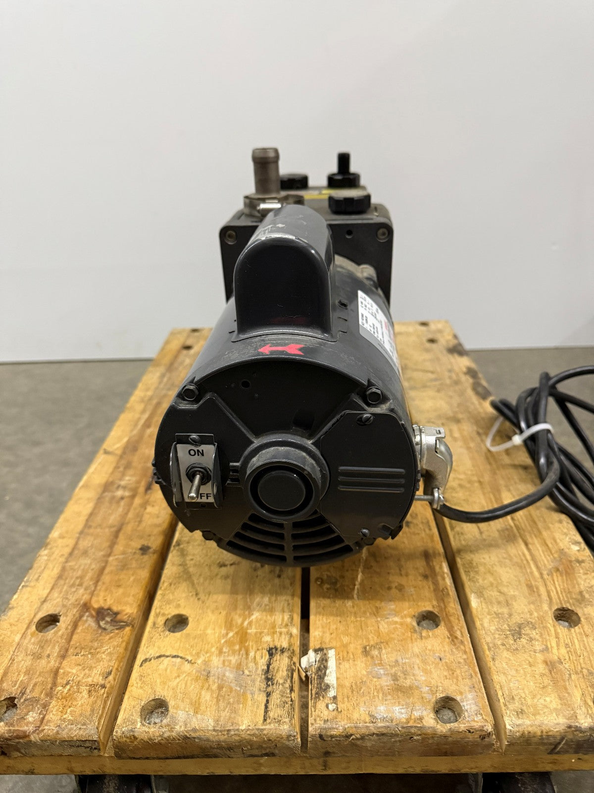 LABCONCO E2M5 HIGH VACUUM PUMP 5 TWO STAGE FRANKLIN ELECTRIC FOR PARTS REPAIR