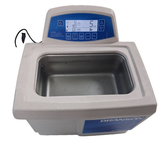 BRANSON 2800 CPX2800H ULTRASONIC BATH 0.75 GALLON CAPACITY TANK DIMENSIONS 9.5"