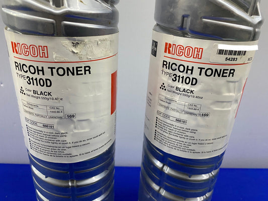 RICOH TONER TIPO 3110D NERO - NUOVO/VECCHIO STOCK - 1 LOTTO QTY 2