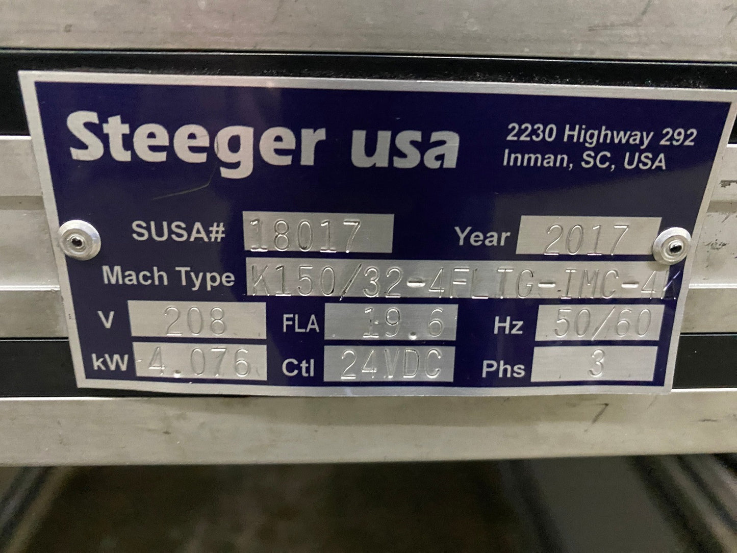 Steeger 64 Carrier Braider Vertical 2017