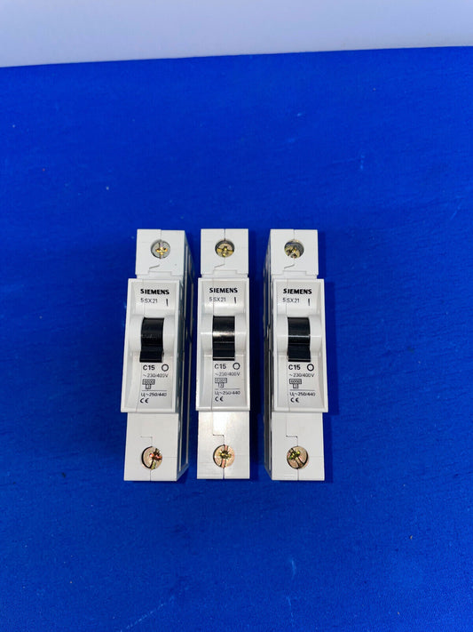 SIEMENS, 5SX21, MINI DISYUNTOR, SE VENDE COMO 1 LOTE CANTIDAD 3