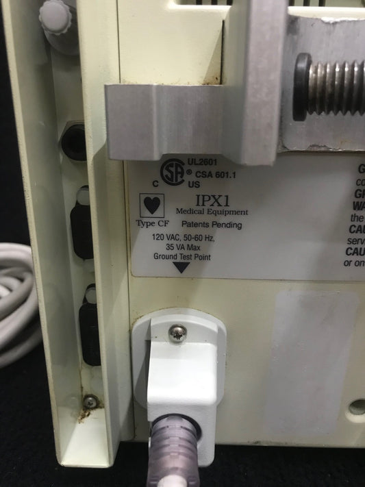 ABBOTT HOSPIRA PLUM A+ INFUSION PUMP - DUAL LINE IPX1 120VAC FOR PARTS REPAIR