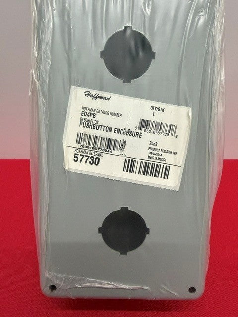 Hoffman ED4PB Push Button Enclosure