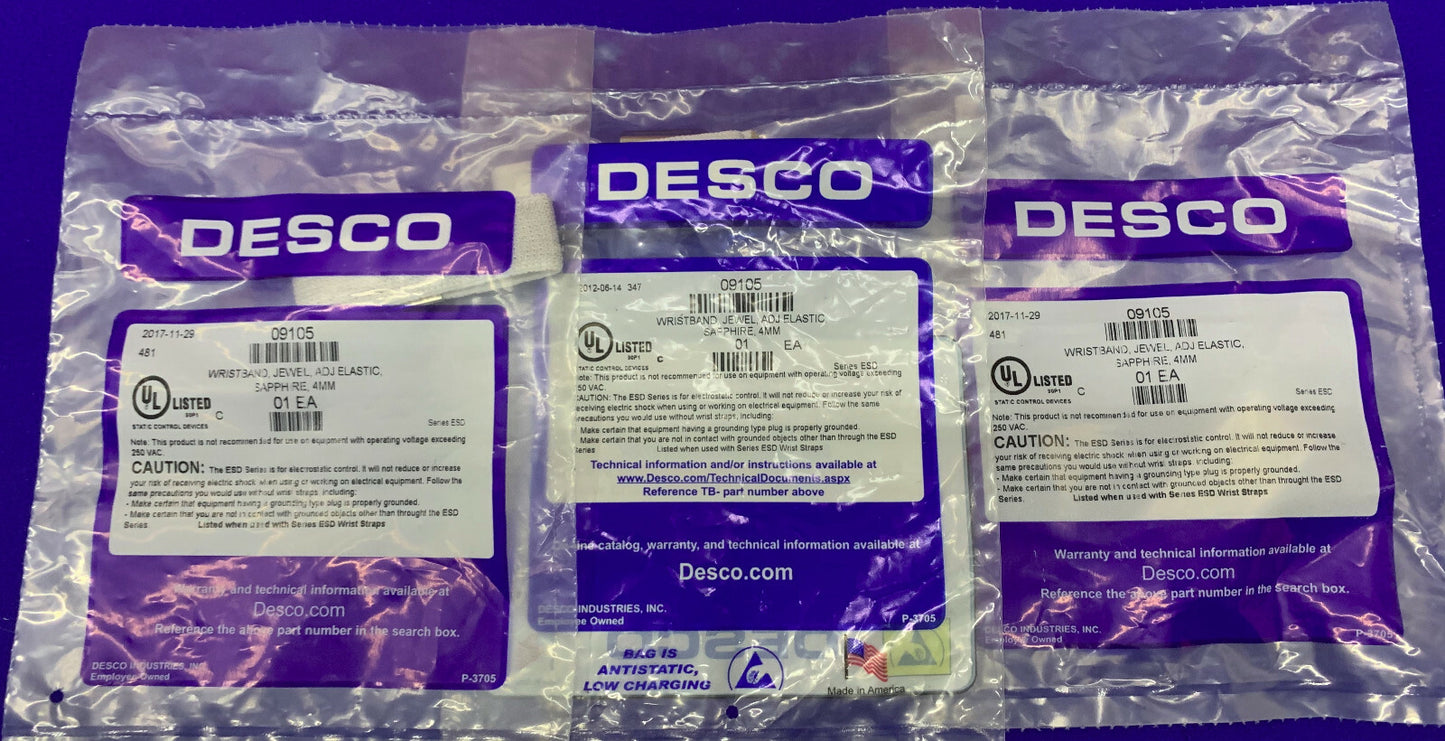 Menge 5 - DESCO 09105 HANDGELENKBÄNDER