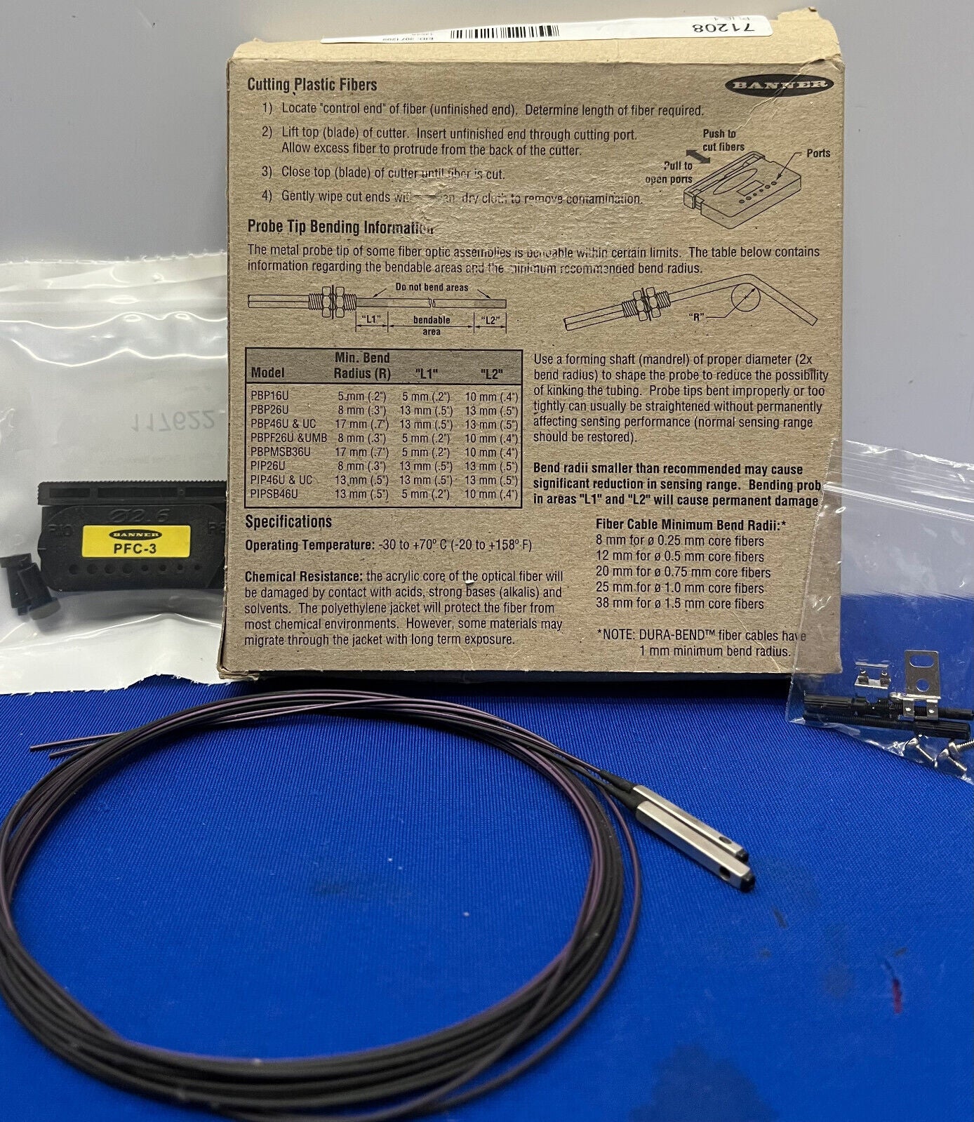 BANNIÈRE PLIS-1 FIBRE PLASTIQUE 71208 MODE OPPOSÉ PFC-3