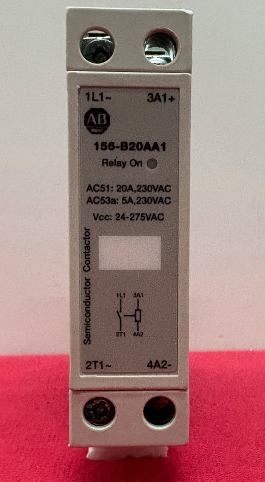 Allen Bradley AB 156-B20AA1 SER A 1 PHASE SEMICONDUCTOR CONTACTOR