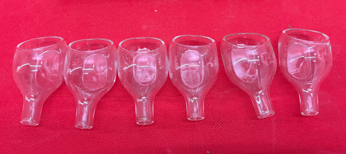 CHEMGLASS CG-1760-26 ガラス漏斗 10mL 固形 & 7mL 液体 - 1箱 6個入り