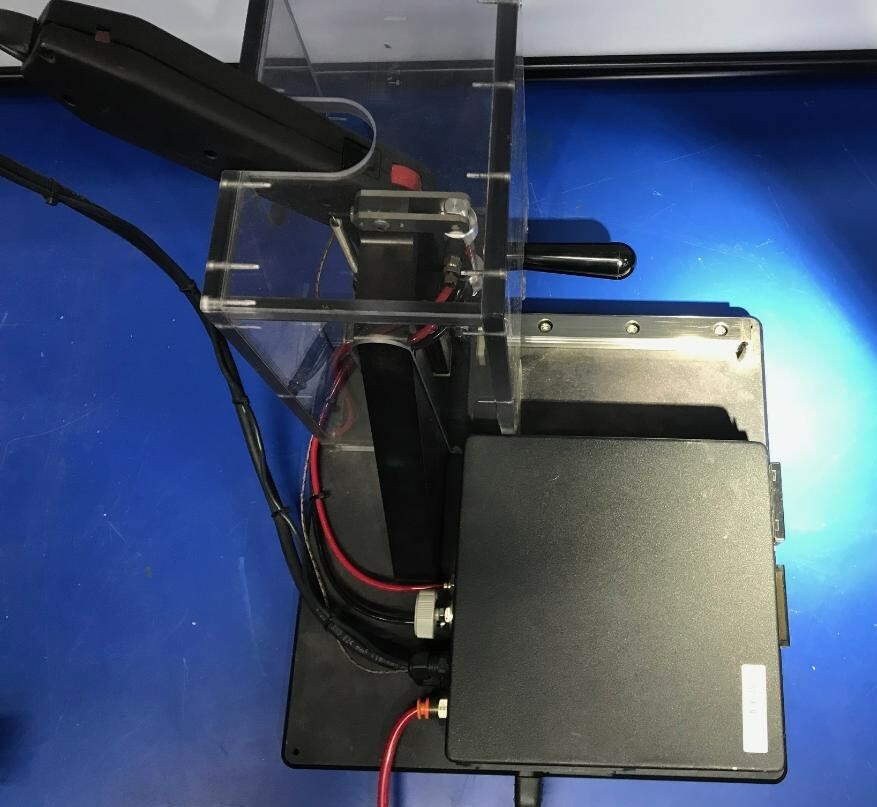 AANGEPASTE HEETMESSCHUIVER 120VAC 0-100PSI MET OMEGA TEMPERATUURREGELAAR