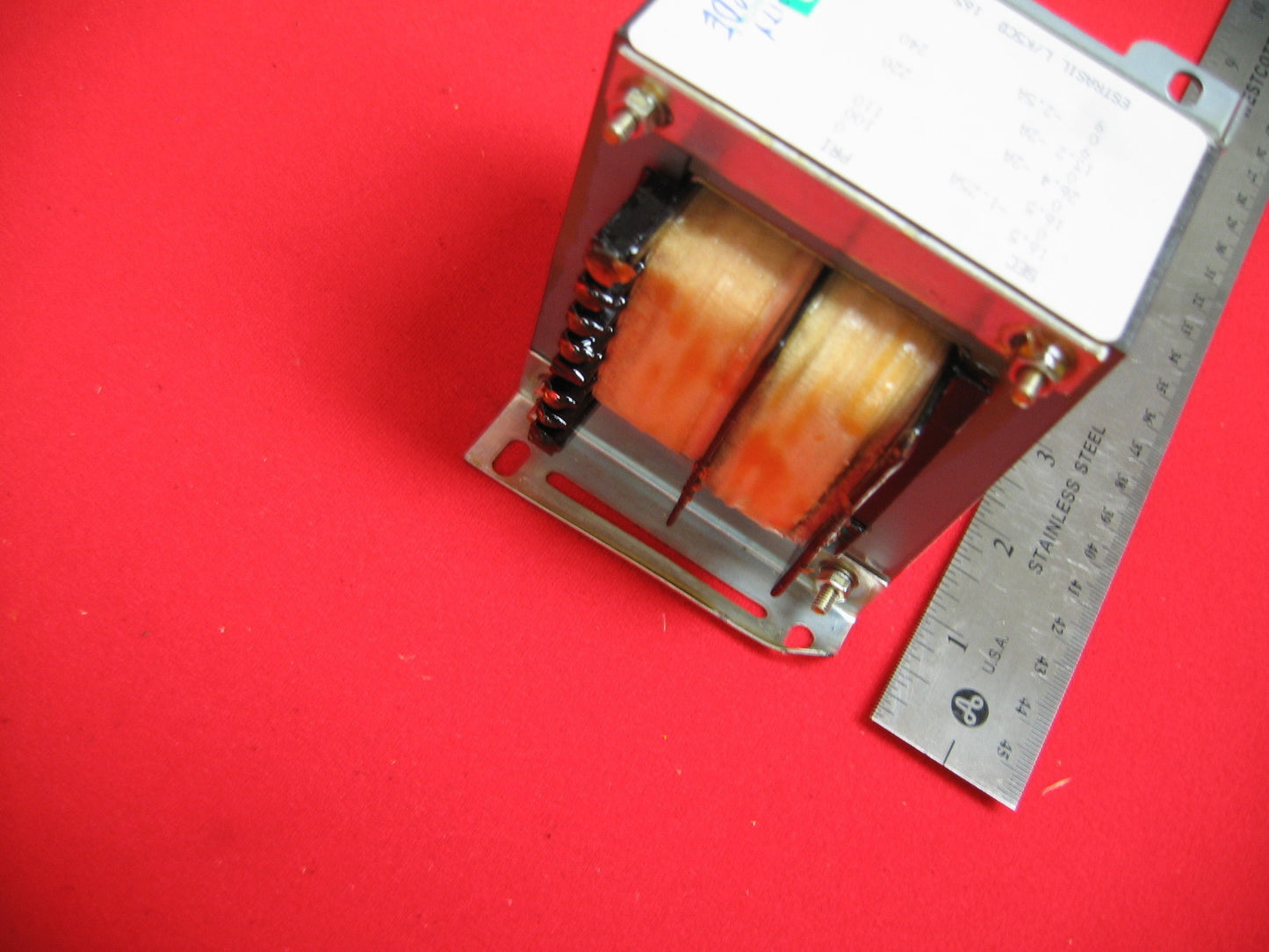 VINTAGE DAGE POWER TRANSFORMER 01-H-000017 PRIMARY 100-110 220-240 VAC SPARE